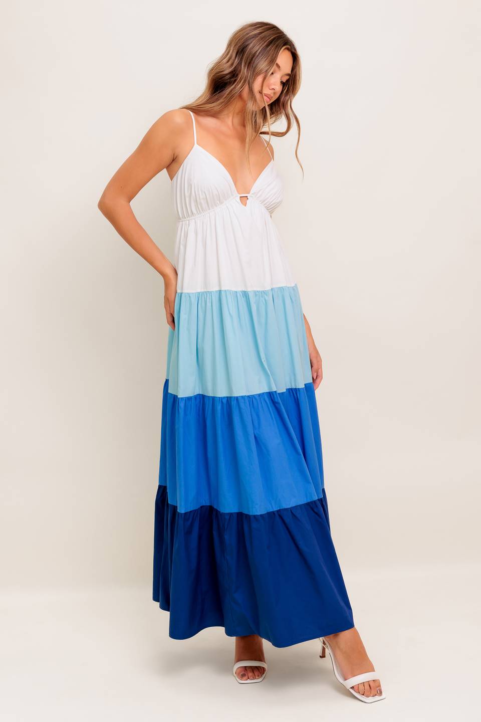 CRUISE MODE WOVEN MIDI DRESS Flying Tomato